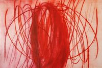 Polifonia linial I. Mixed media on paper. 111 x 81 x10 cm.